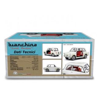 Autobianchi Bianchina 1962 \"Scendi Merdone\" Laudoracing 1:18 Resinemodell (Türen, Motorhaube... nicht zu öffnen!)